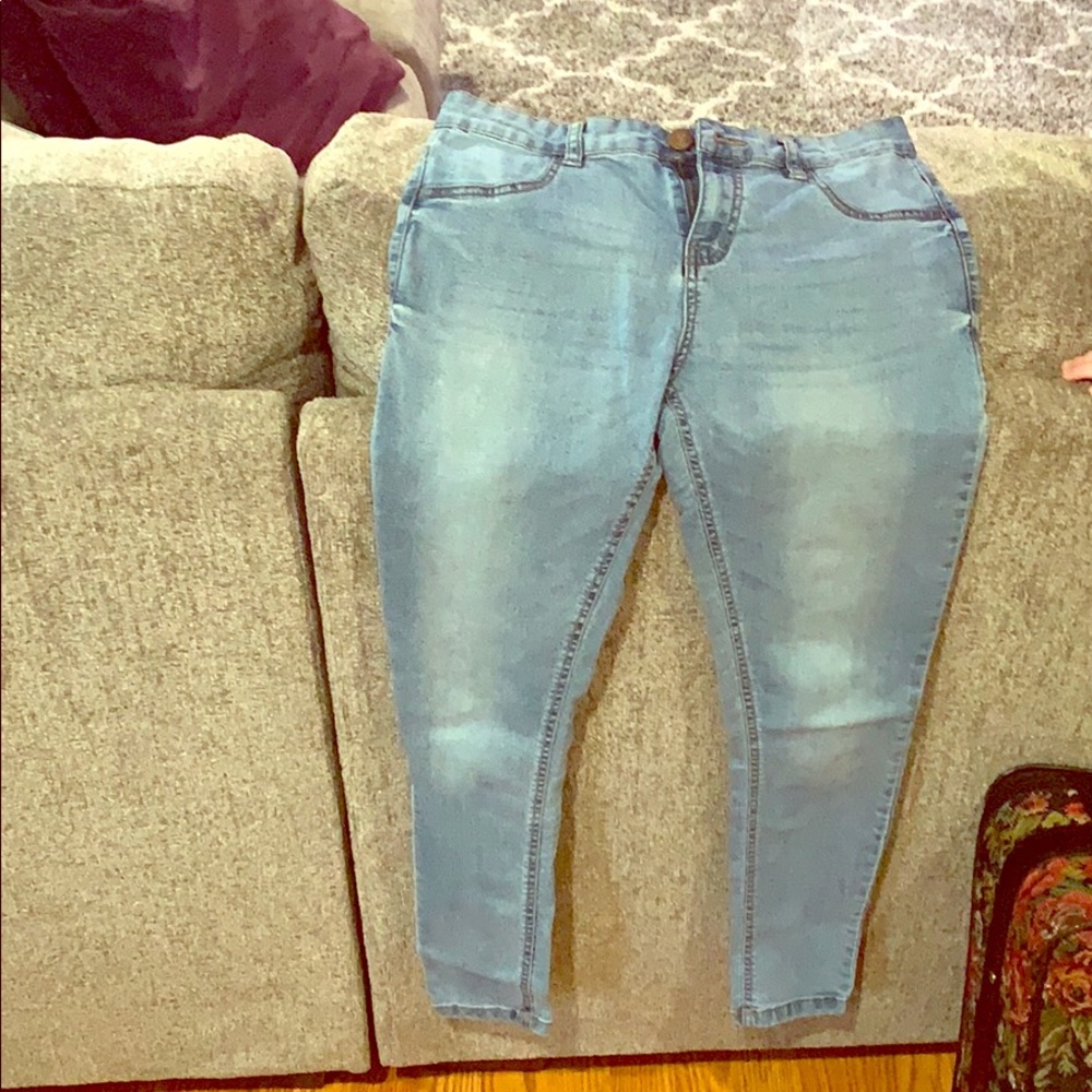 Jeggings light wash pants